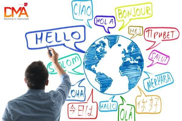 Marketing quốc tế khách nhau về ngôn ngữ các nước