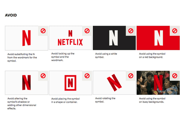 BrandGuideline của thương hiệu Netflix
