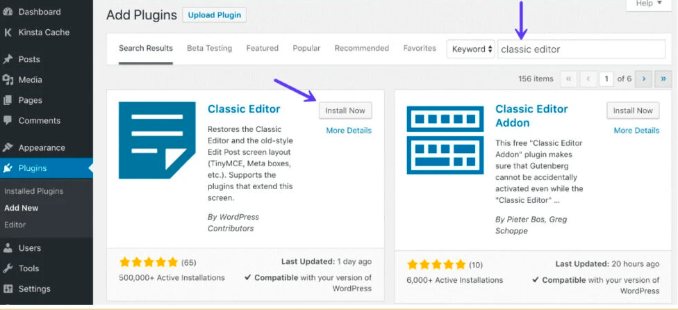 Hướng dẫn đăng bài trên WordPress bằng cách cài đặt plugin Classic Editor