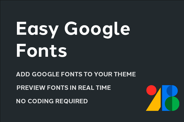 Easy googel font - Plugin font chữ cho WordPress