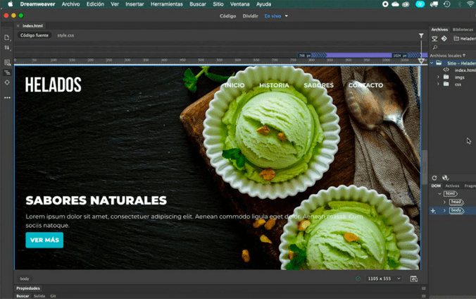 Nền tảng thiết kế website miễn phí – Adobe Dreamweaver