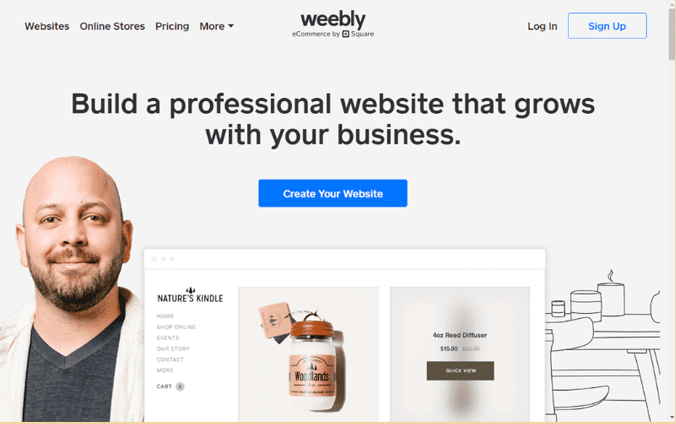 Nền tảng thiết kế website miễn phí – Weebly