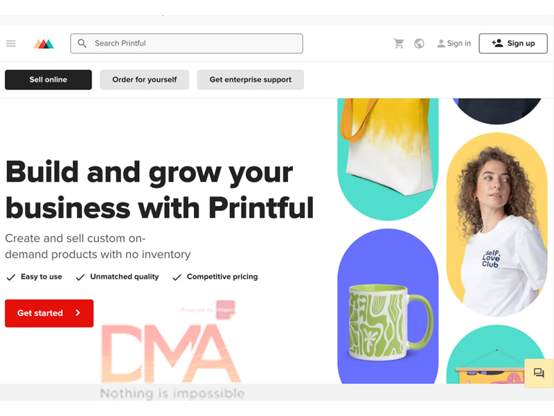 Printful - nền tảng kinh doanh Print on demand