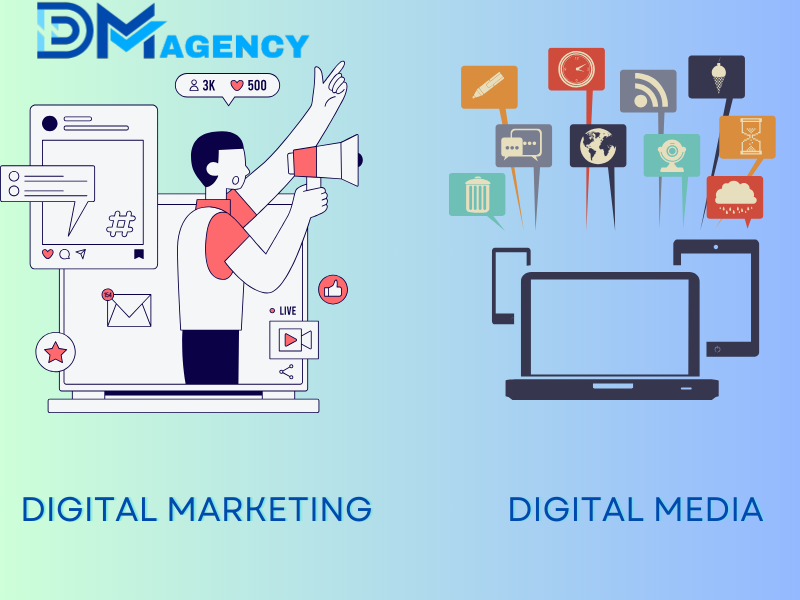 Sự khác biệt giữa Digital Media và Digital Marketing